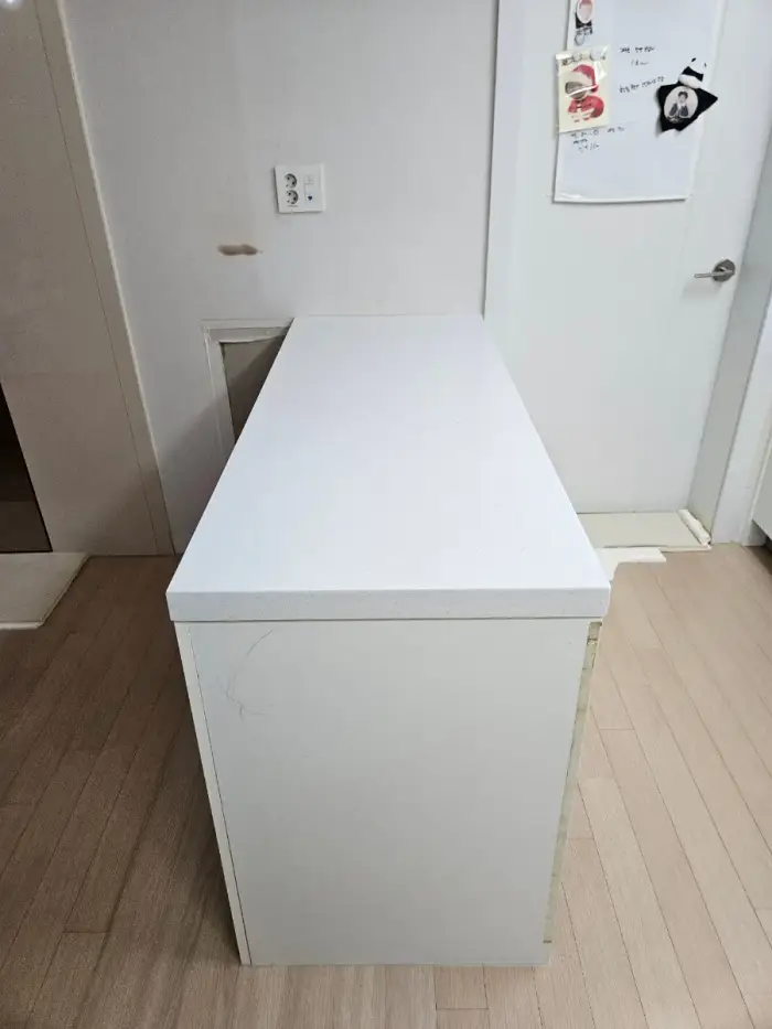 아일랜드 수납장 리폼 크기 줄이고 위치이동하기 완성 사진