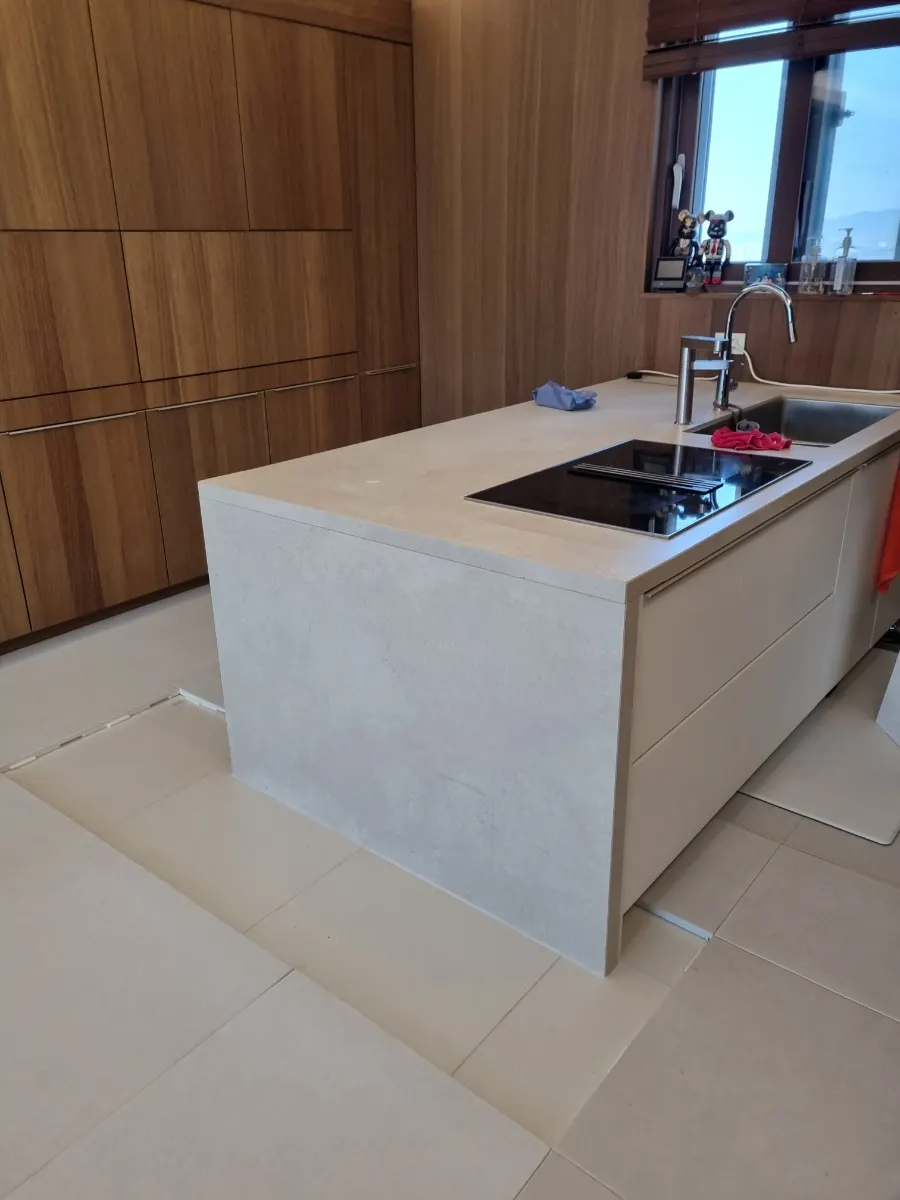 주방 아일랜드식탁절단 세라믹상판컷팅 리폼 9