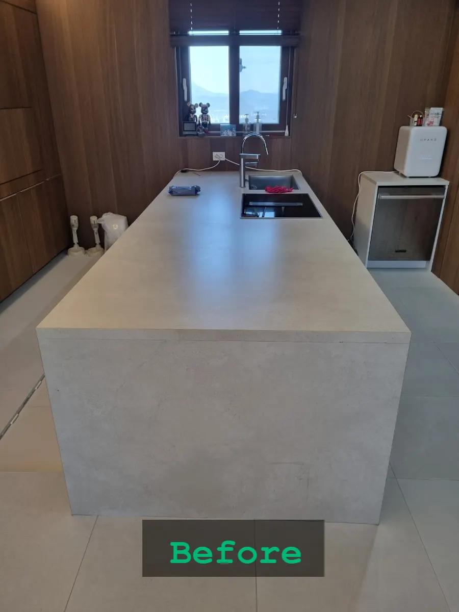 주방 아일랜드식탁절단 세라믹상판컷팅 리폼 11