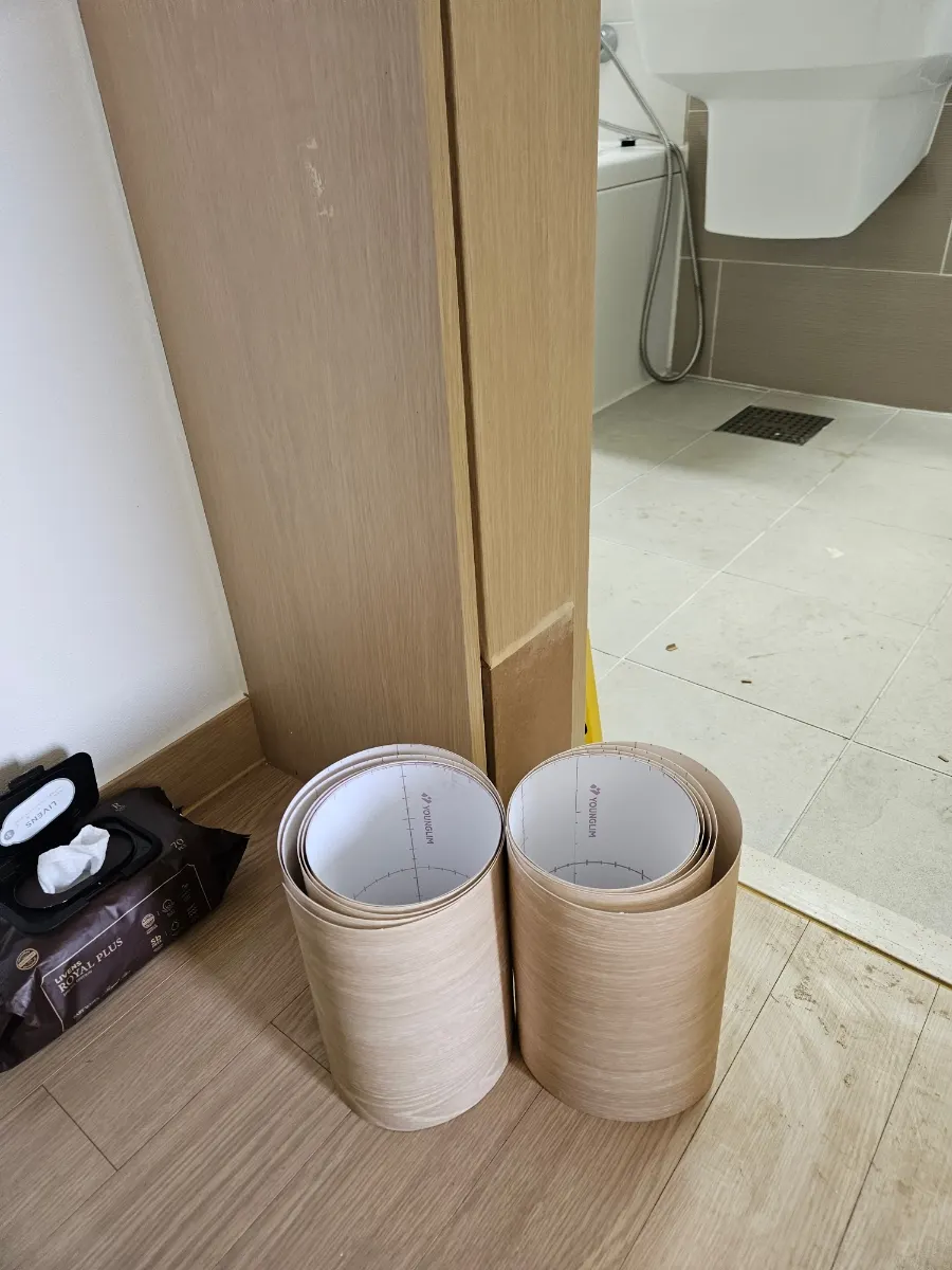 물먹은 화장실문틀수리 욕실문틀교체대신 복원하기 8