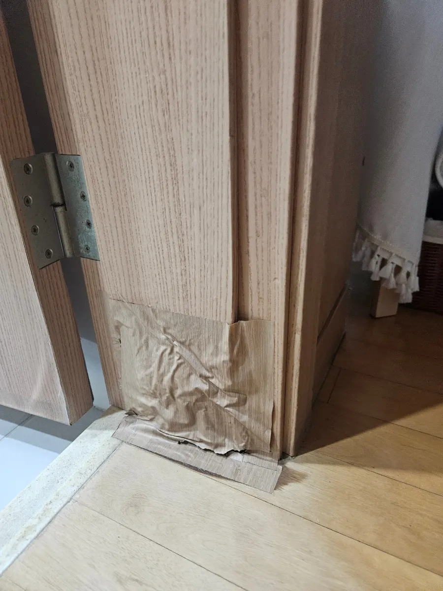 썩은 욕실문틀 부분교체 새것처럼 복원하기 2