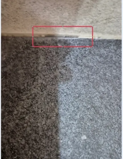 욕실바닥타일 줄눈물나옴 타일재시공 3