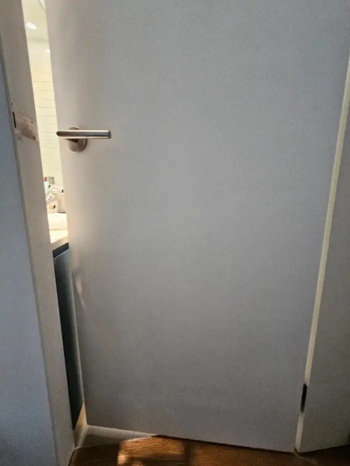안열리는문 개문 후 파손된 문 복원하기 완성 사진